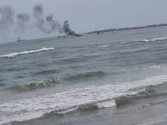 
      
      Fire breaks out near Visakhapatnam's fishing harbour, no...
      
      