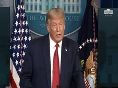 
      
      Trump escorted from briefing room due to shooting outside...
      
      