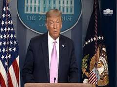 
      
      US hopes Russia's coronavirus vaccine works: Trump
      
      