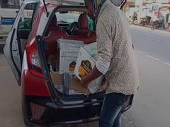 
      
      One detained for illegally transporting 514 liquor bottles in...
      
      