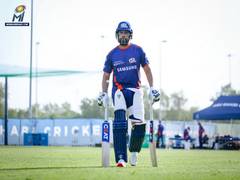 
      
      Rohit Sharma smashes bowlers during training session as he...
      
      