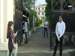 
      
      Mask cladded students appear for JEE exam across India amid...
      
      