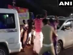 
      
      BJP, Cong youth wings show flags to Kerala Minister KT...
      
      