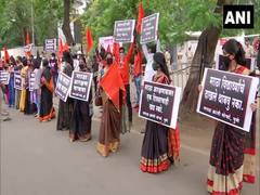 
      
      Maratha Kranti Morcha protest in Pune against SC stay on...
      
      