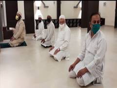 
      
      People offer prayers at Eidgah Mosque in Lucknow as places of...
      
      