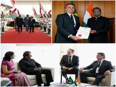 
      
      Indian Ambassador Suresh K Reddy presents his credentials to...
      
      