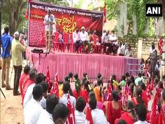 
      
      Bengaluru: CITU stages 'Vidhan Soudha Chalo' protest against...
      
      