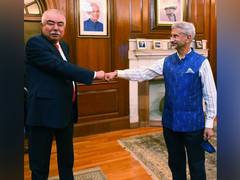 
      
      Jaishankar exchanges views on developments in Afghanistan...
      
      