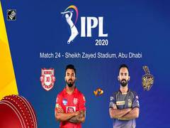 
      
      IPL 13: KKR opt to bat first after winning toss against KXIP
      
      