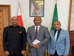 
      
      Indian Ambassador calls on Madagascar PM, discusses ways to...
      
      