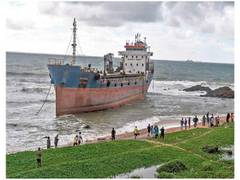 
      
      Bangladeshi cargo ship runs aground near Vishakhapatnam due...
      
      