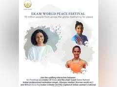 
      
      Ekam World Peace Festival holds meditation for ending...
      
      