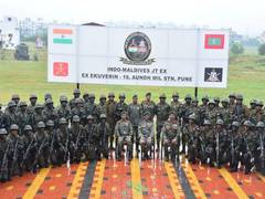 
      
      Pune: India-Maldives joint military exercise 'Ex EKUVERIN -...
      
      
