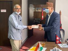 
      
      India hands over another NPR 1 billion tranche of Nepal...
      
      