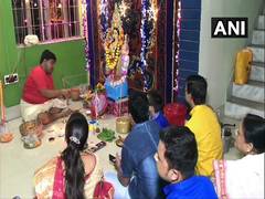 
      
      West Bengal: Prayers offered to Goddess Lakshmi on Kojagari...
      
      