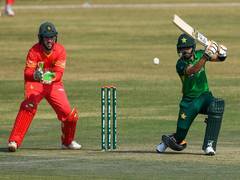
      
      Babar Azam, Iftikhar Ahmed star as Pakistan defeat Zimbabwe...
      
      