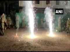 
      
      ITBP personnel celebrate Diwali in Chhattisgarh's Rajnandgaon
      
      