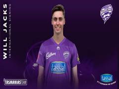 
      
      Hobart Hurricanes sign Will Jacks for upcoming BBL
      
      