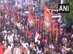 
      
      JP Nadda holds roadshow in Hyderabad ahead of GHMC polls
      
      