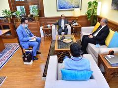 
      
      Morocco Ambassador meets Foreign Secretary Harsh Shringla,...
      
      