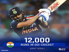 
      
      Ind vs Aus, 3rd ODI: Kohli becomes fastest batsman to score...
      
      
