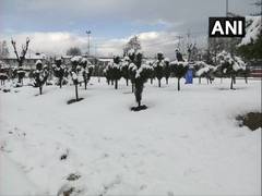 
      
      Kashmir witnesses season's first snowfall
      
      