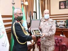 
      
      Army chief Naravane meets top Saudi Generals, discusses ways...
      
      