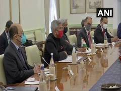 
      
      Jaishankar, UK counterpart Raab hold delegation-level talks
      
      
