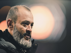 
      
      Tough one to take: Santo on defeat against Manchester United 
      
      