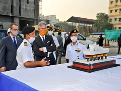 
      
      US Navy Secretary visits Western Naval Command HQ
      
      