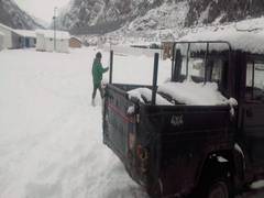 
      
      BRO personnel undertake snow clearing operations at camps in...
      
      