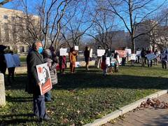 
      
      Protests outside Canada consulate in New York over Karima...
      
      