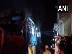 
      
      Six dead, 17 injured as bus catches fire in Rajasthan's Jalore
      
      