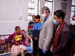 
      
      Union Minister Prahlad Patel visits hospitalised minor rape...
      
      