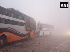 
      
      1 dead, 12 injured in Mathura road accident
      
      