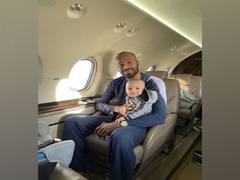 
      
      My boy's first flight: Hardik shares photo with son Agastya
      
      