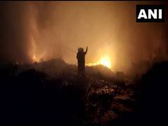 
      
      Fire fighting operation underway at Mankhurd scrapyard in Mumbai
      
      