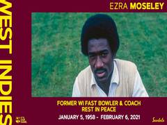 
      
      Former West Indies pacer Ezra Moseley passes away
      
      