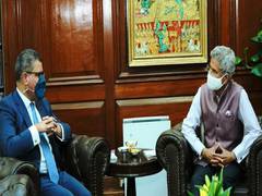
      
      Jaishankar met COP26 president-designate Alok Sharma, discuss...
      
      