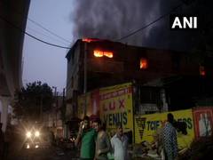 
      
      Fire breaks out at factory in Delhi's Pratap Nagar
      
      