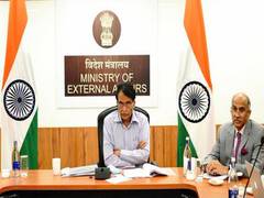 
      
      India takes part in second Sherpas meeting of G7, guest countries
      
      