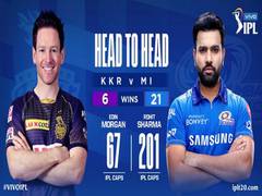 
      
      IPL 2021: KKR win toss, elect to bowl against MI
      
      