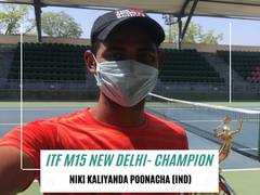 
      
      Poonacha returns to winner's circle as he caps off ITF World...
      
      