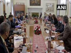 
      
      Jaishankar, Russian counterpart hold delegation-level talks
      
      
