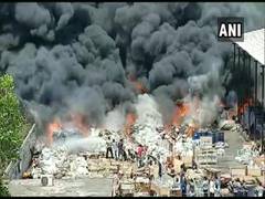 
      
      Fire breaks out at scrapyard in Visakhapatnam's Duvvada area
      
      