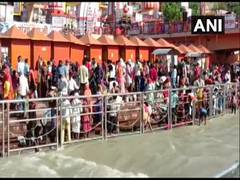 
      
      Kumbh: People take holy dip in Ganga on Chitra Purnima
      
      