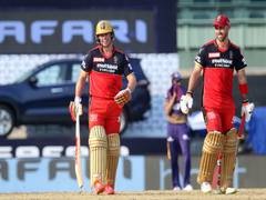 
      
      IPL 2021: Maxwell, ABD masterclass propel RCB to 204/4 against KKR
      
      