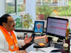 
      
      JP Nadda asks BJP workers to start 'Apna Booth, Corona Mukt'...
      
      