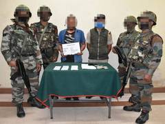 
      
      Security forces apprehend NSCN (R) cadre in Nagaland
      
      