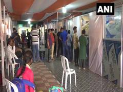 
      
      Passengers arriving at Guwahati railway station being tested...
      
      